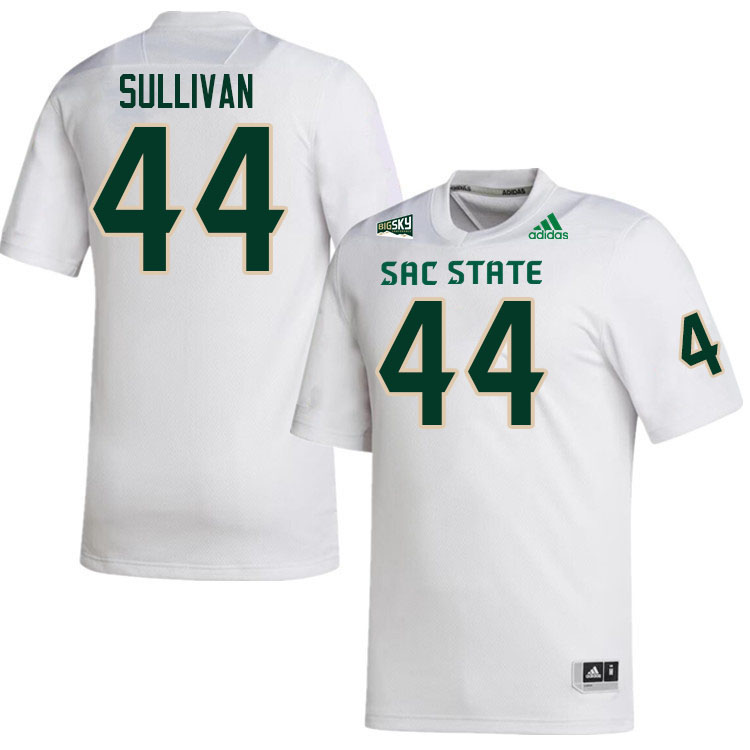 Sacramento State Hornets #44 Carter Sullivan College Football Jerseys Stitched Sale-White